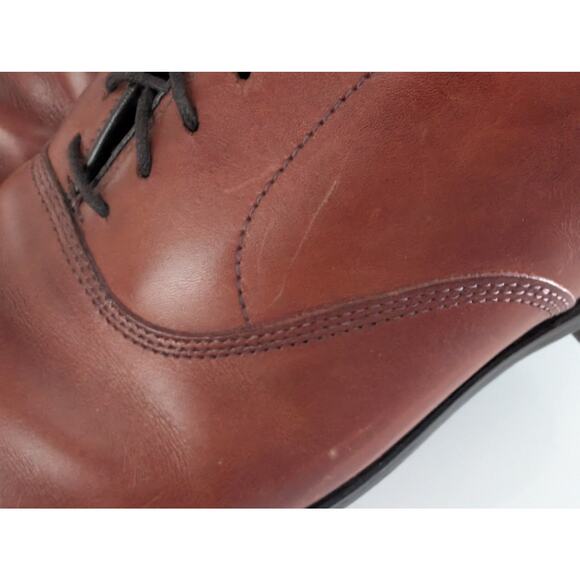 Men's Allen Edmonds Byron Cap Toe Oxford Dress Shoes Brown US Size 7.5 D - Picture 5 of 9